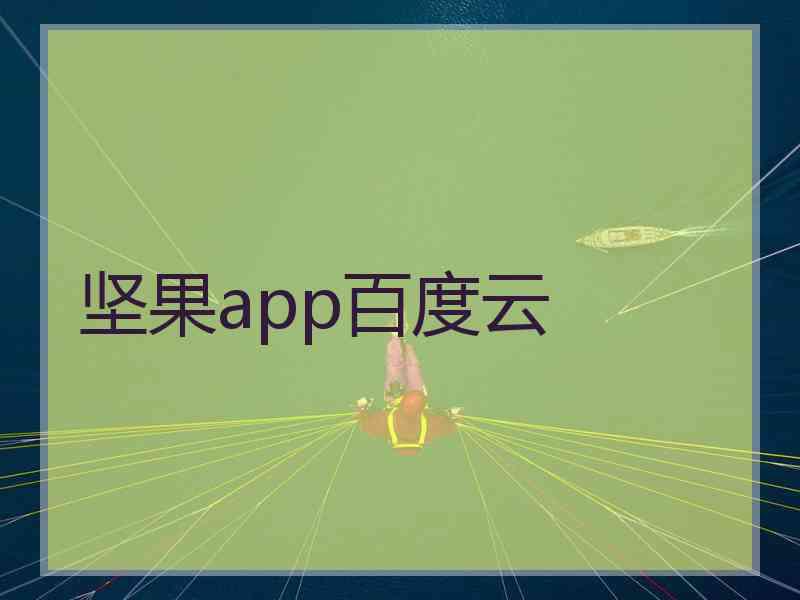 坚果app百度云